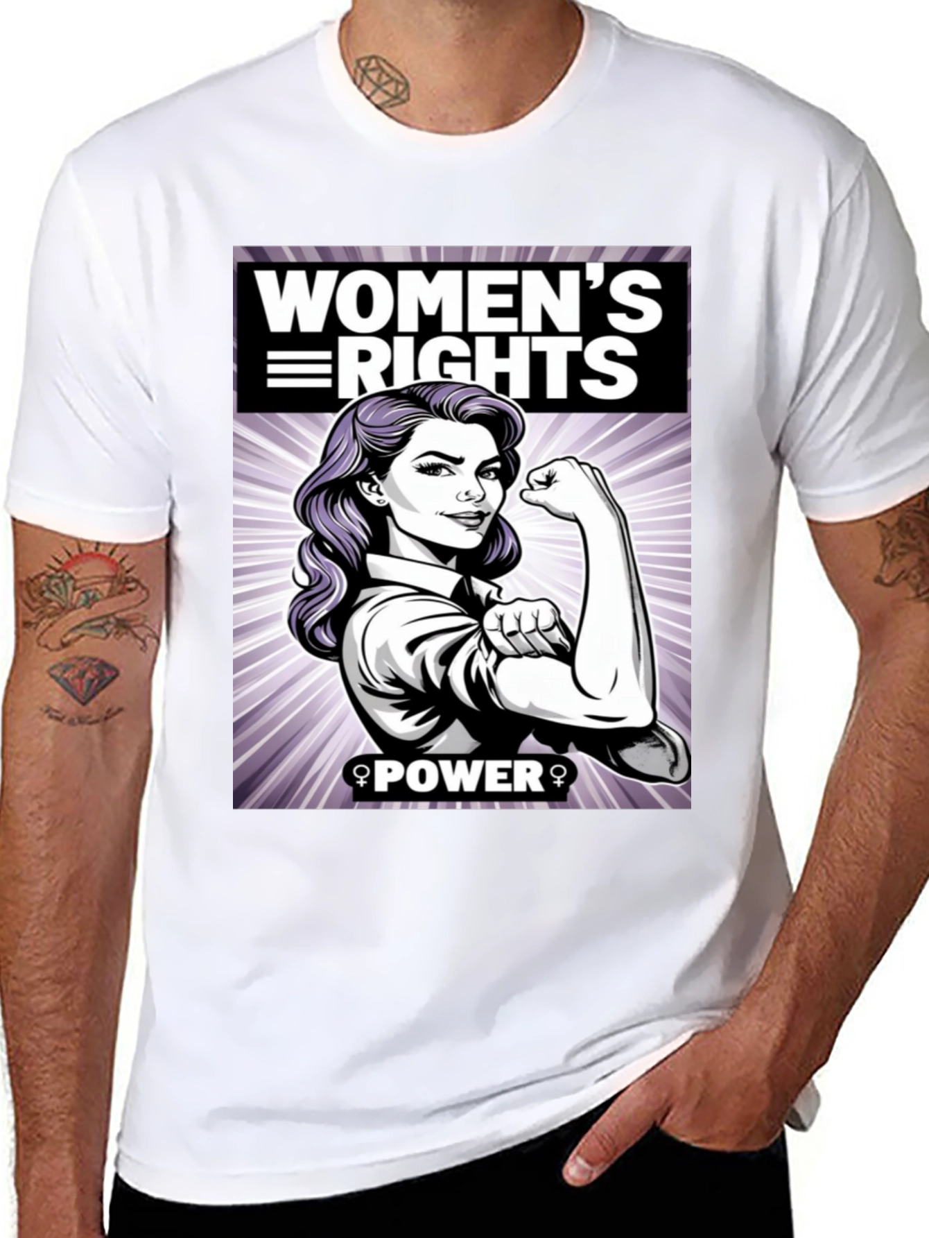 Womens Rights Graphic Tee - Empowering Design