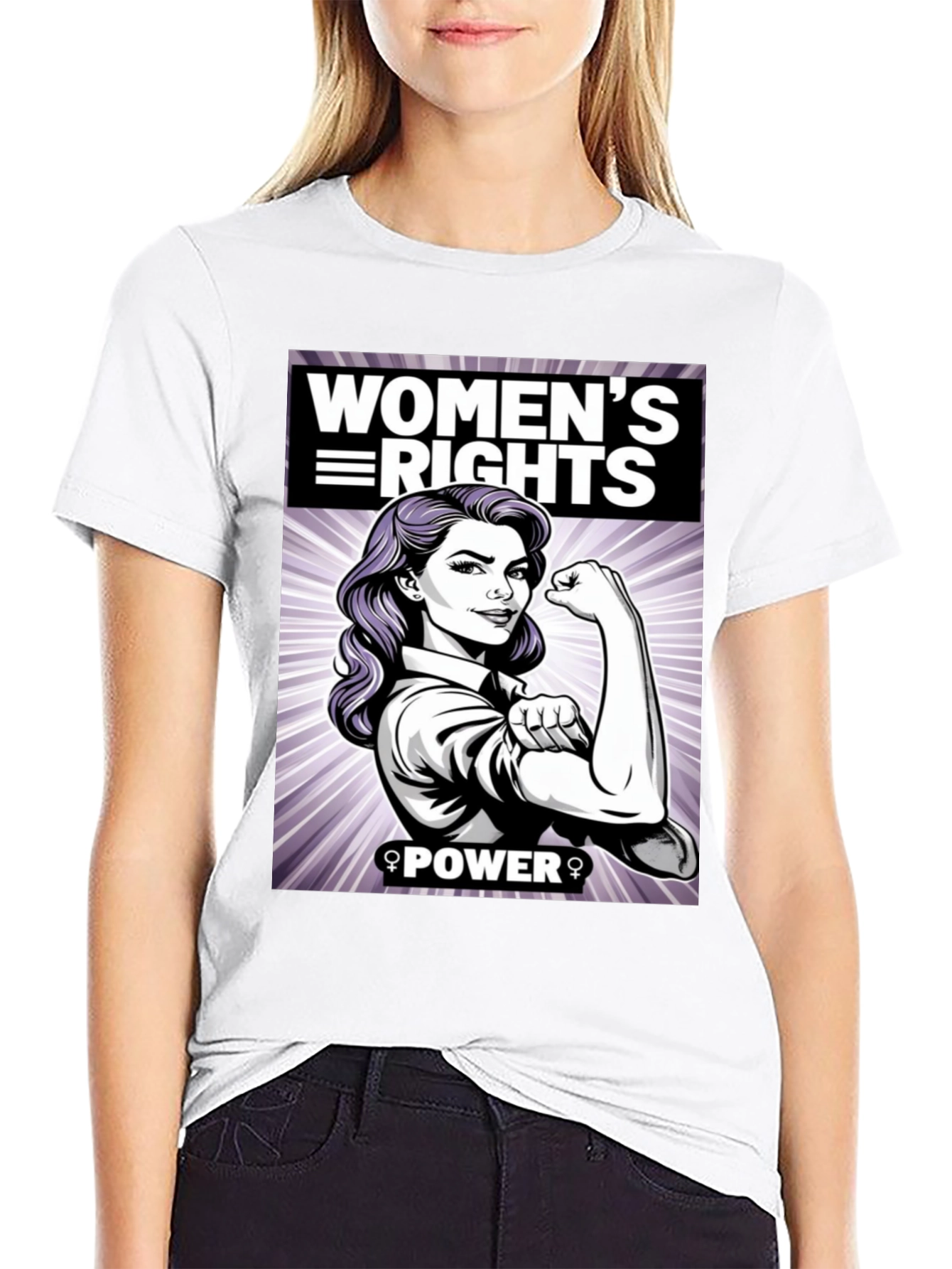 Womens Rights Graphic Tee - Empowering Design