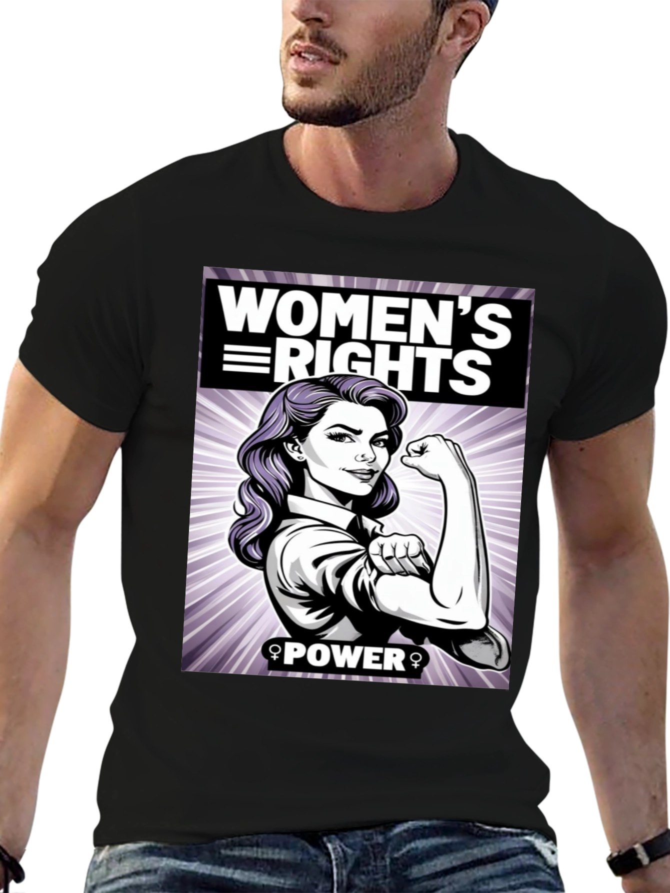 Womens Rights Graphic Tee - Empowering Design