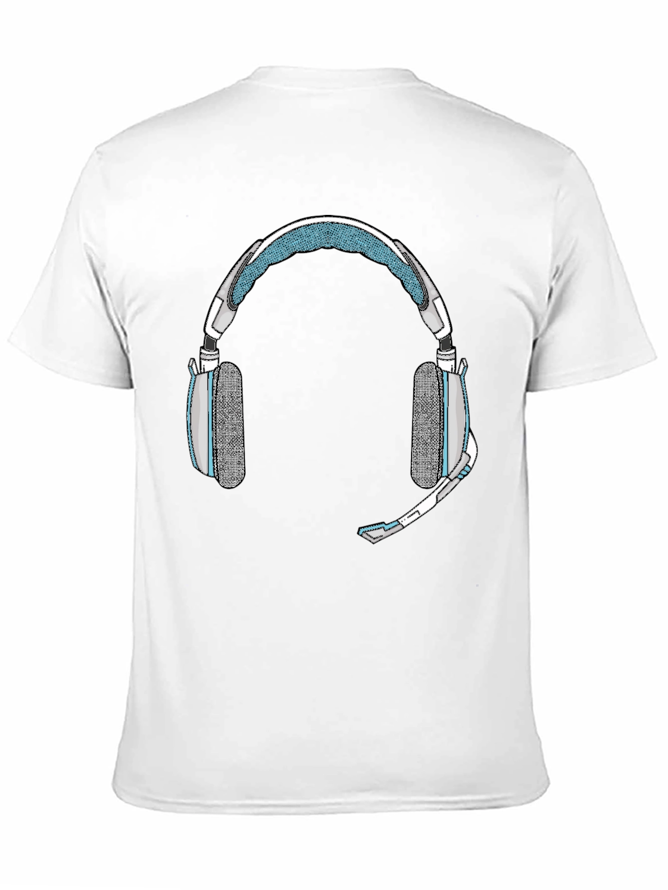 Gaming Headset Graphic Tee - Gamer Style Shirt