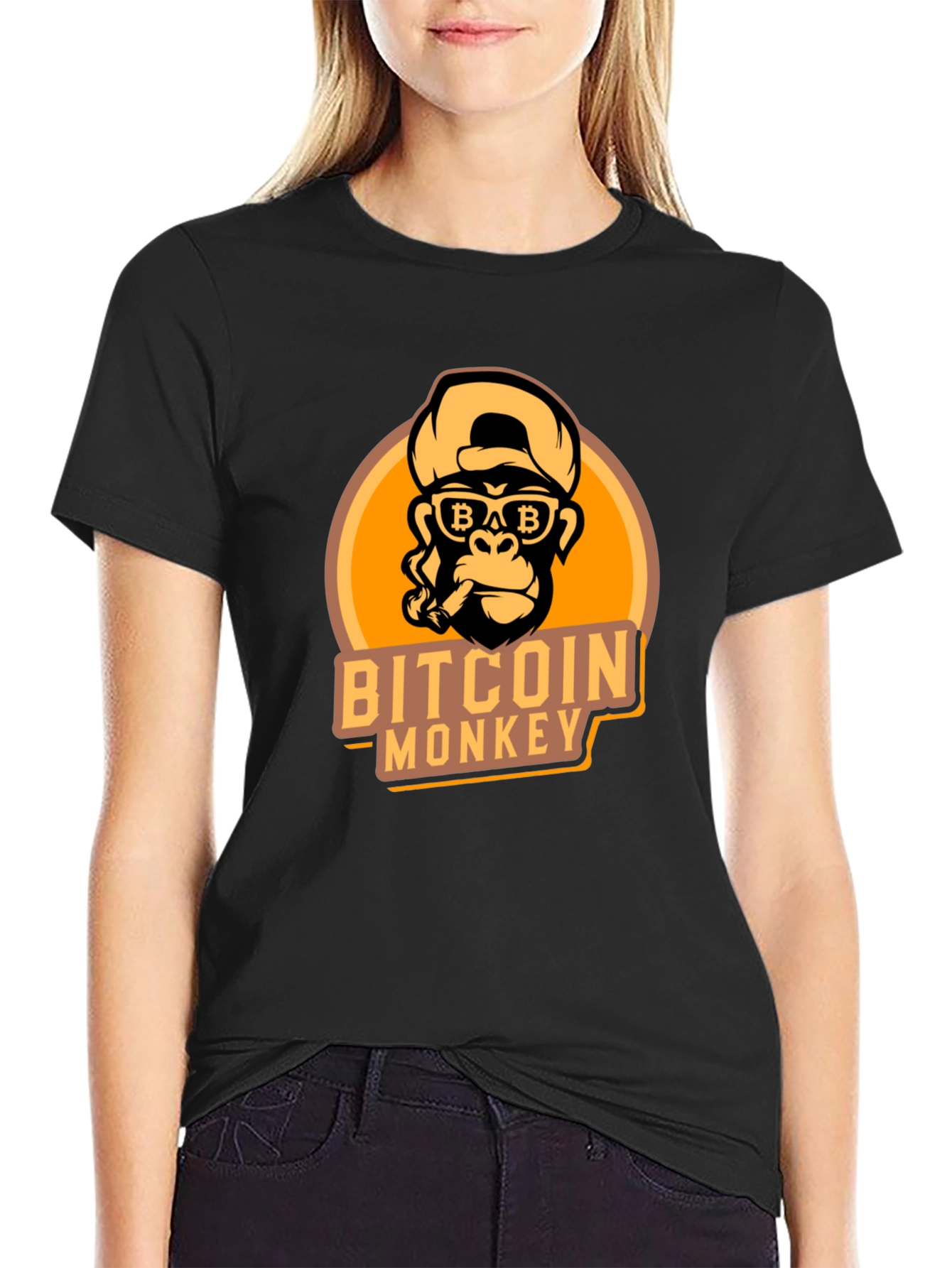 Bitcoin Monkey T-Shirt - Crypto Ape Tee