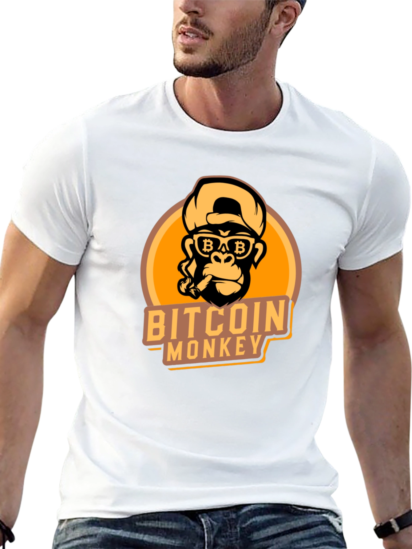 Bitcoin Monkey T-Shirt - Crypto Ape Tee
