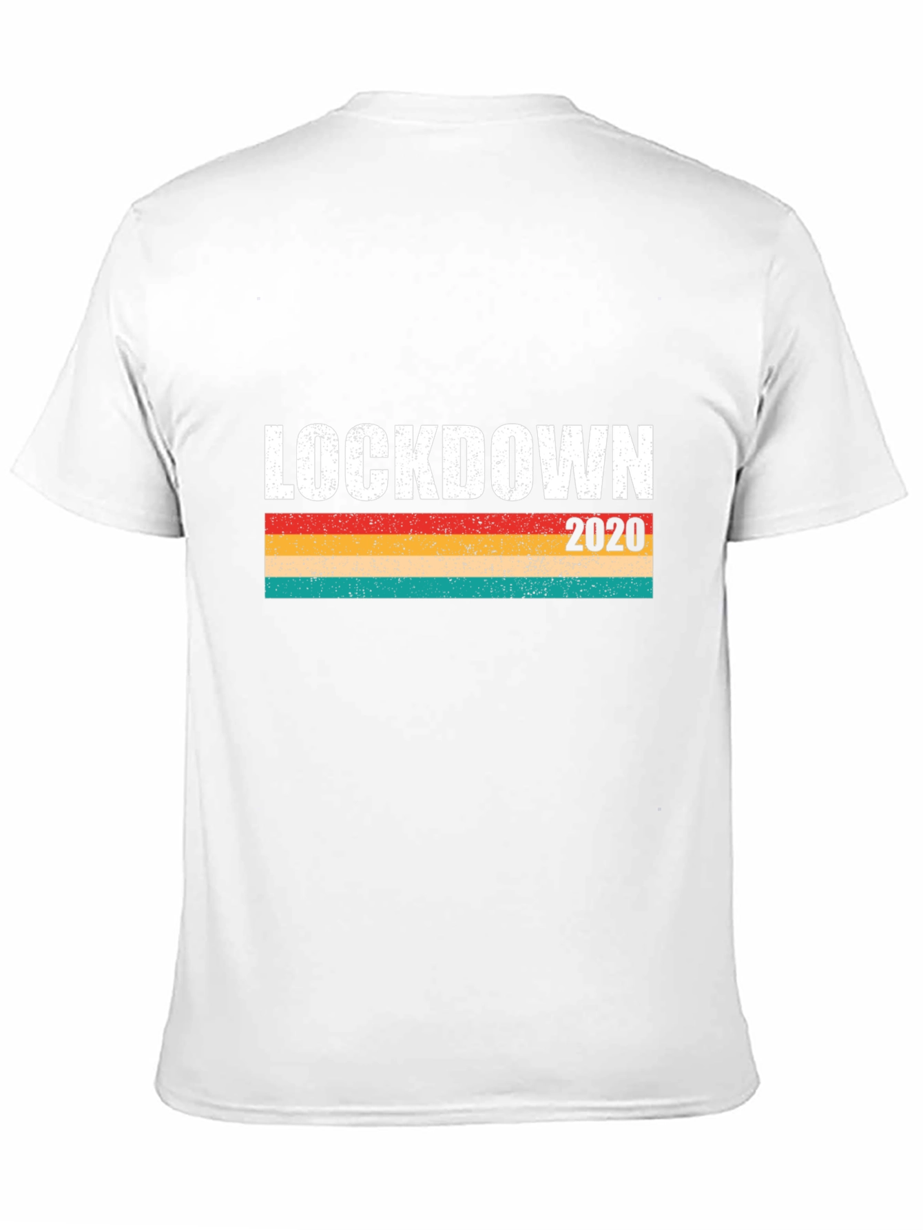 Lockdown 2020 Retro Graphic Tee - Black