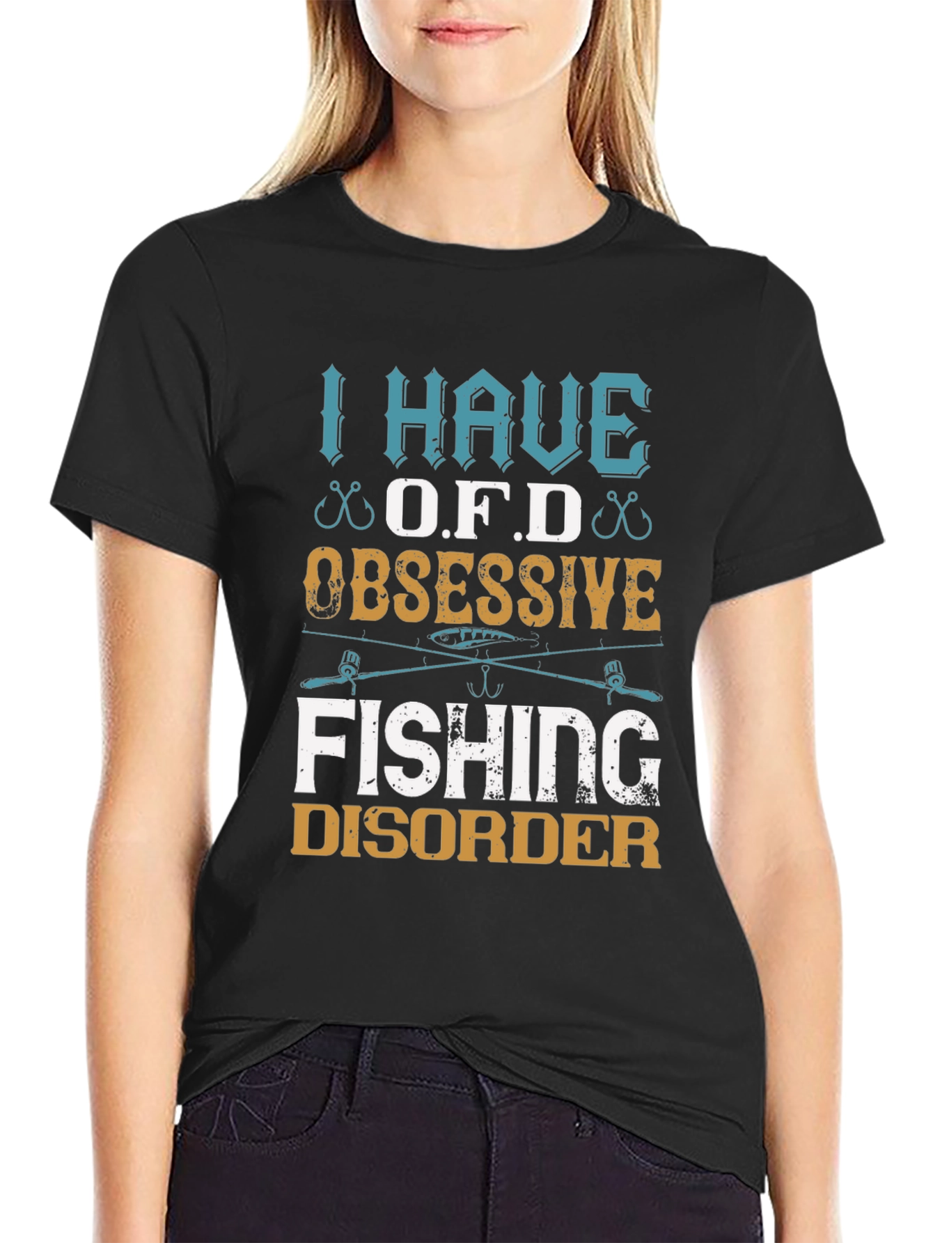 Obsessive Fishing Disorder Graphic Tee