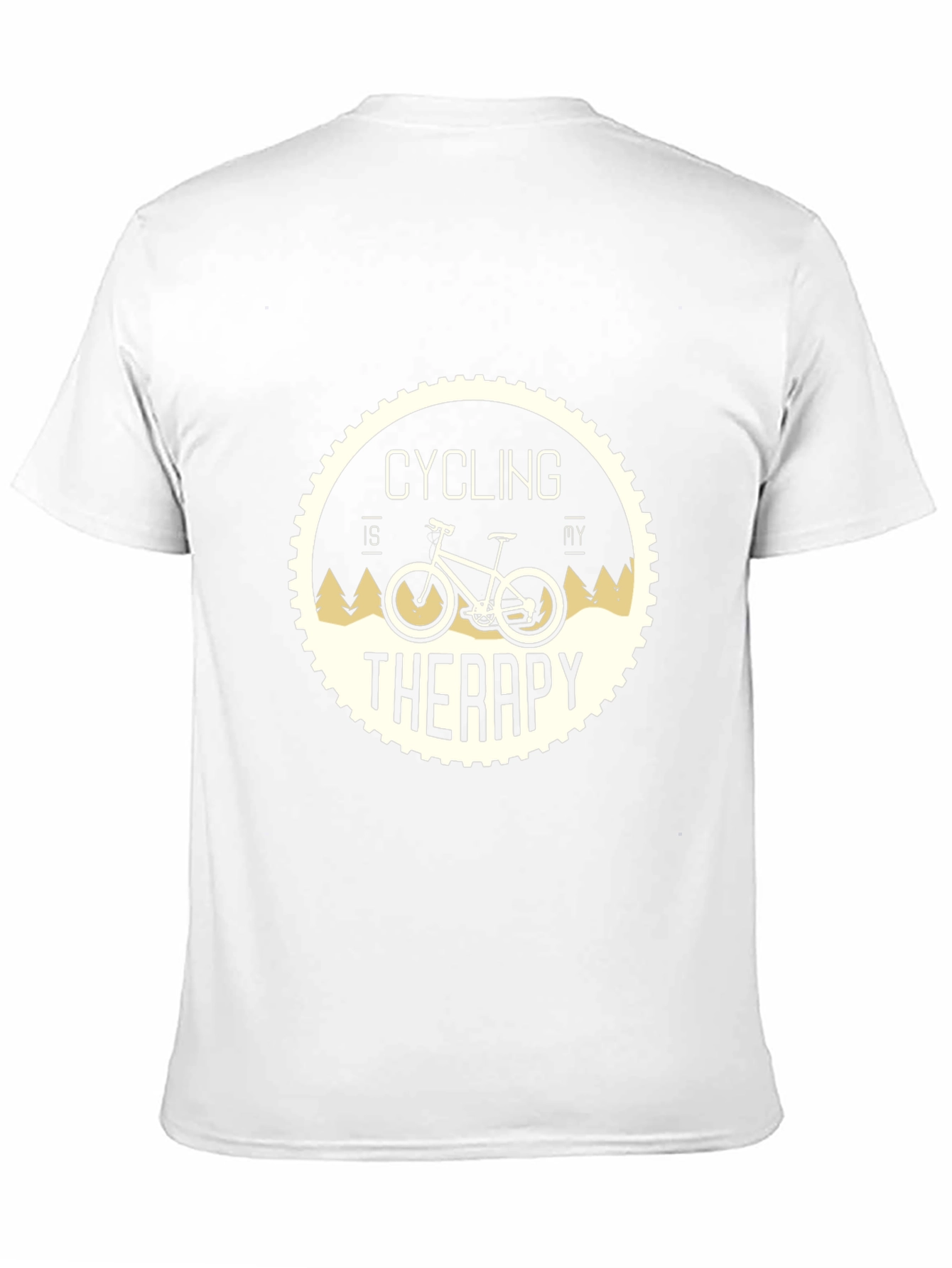 Cycling Therapy T-Shirt: Black Relaxed Fit
