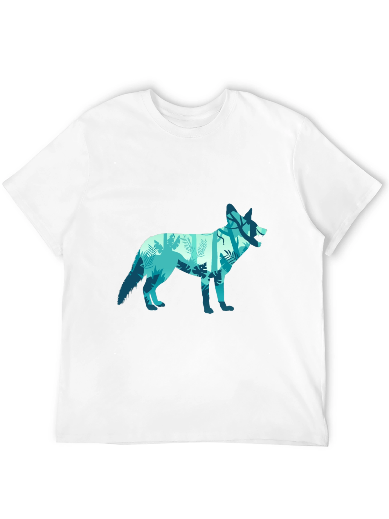 Wolf Forest Graphic T-Shirt - Nature Lover Tee