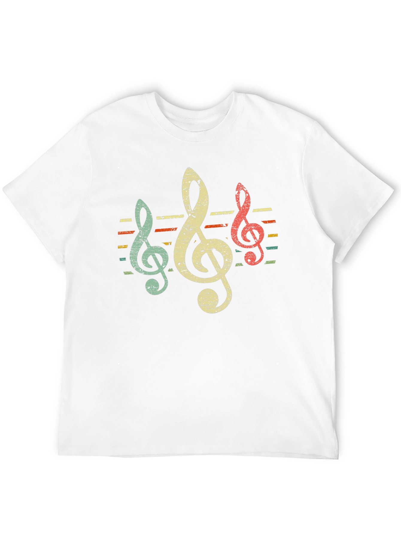 Retro Music Clef T-Shirt