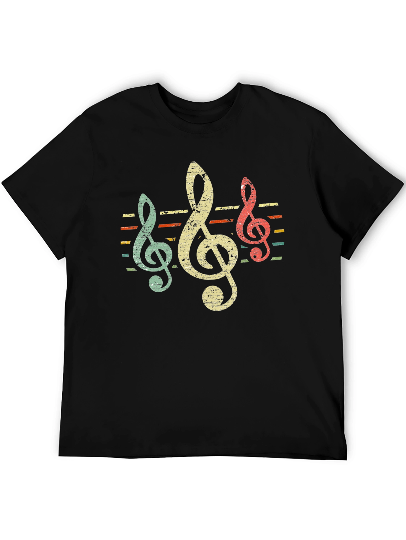 Retro Music Clef T-Shirt