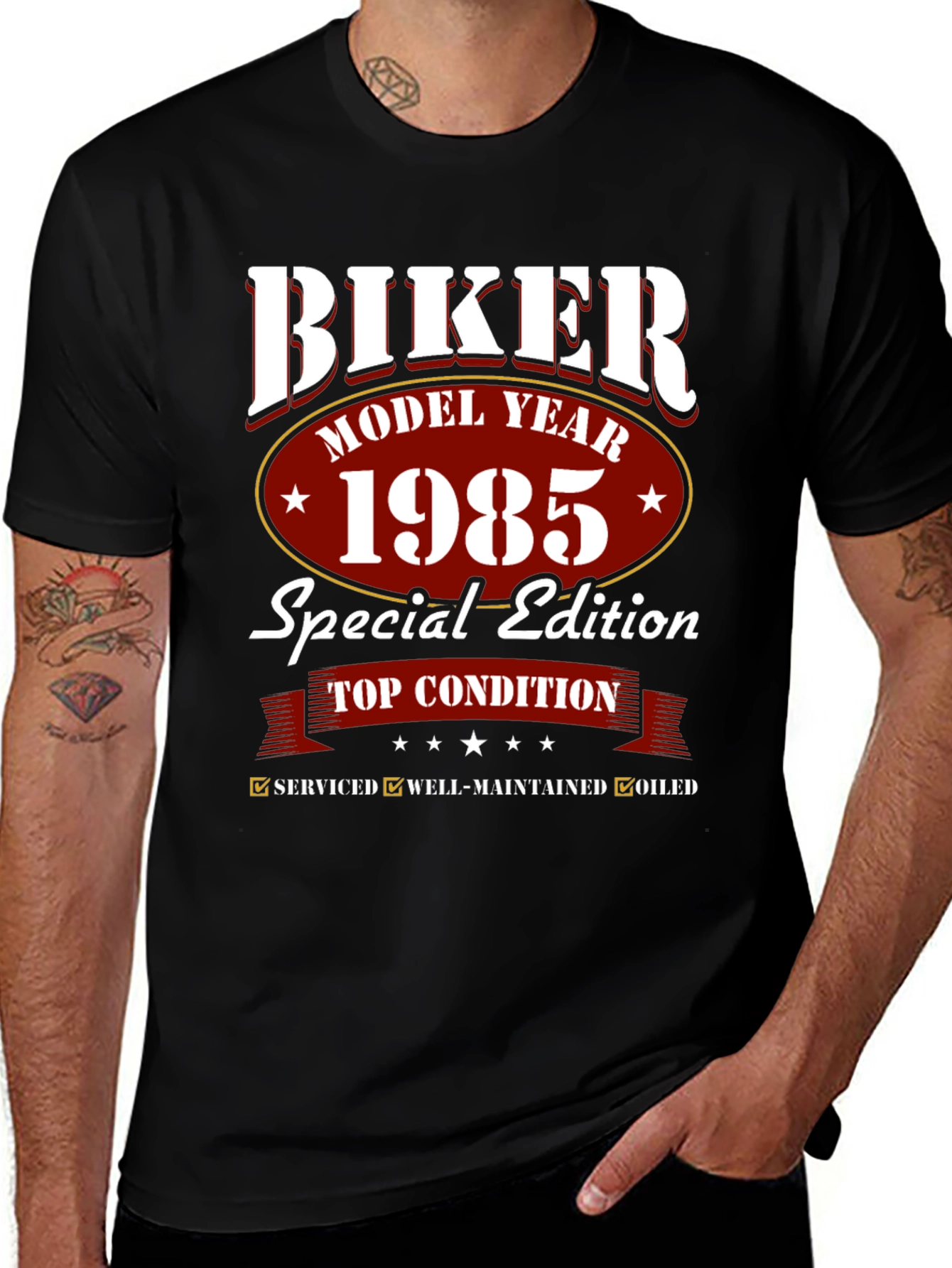 Biker Model Year 1985 Special Edition T-Shirt