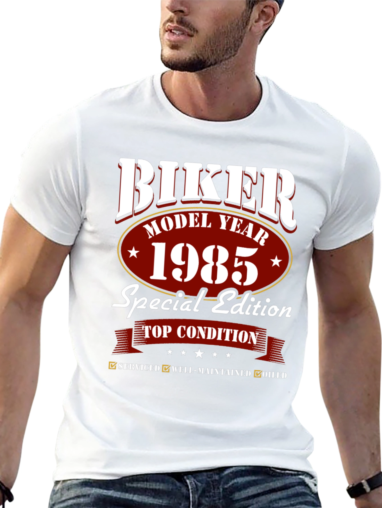 Biker Model Year 1985 Special Edition T-Shirt