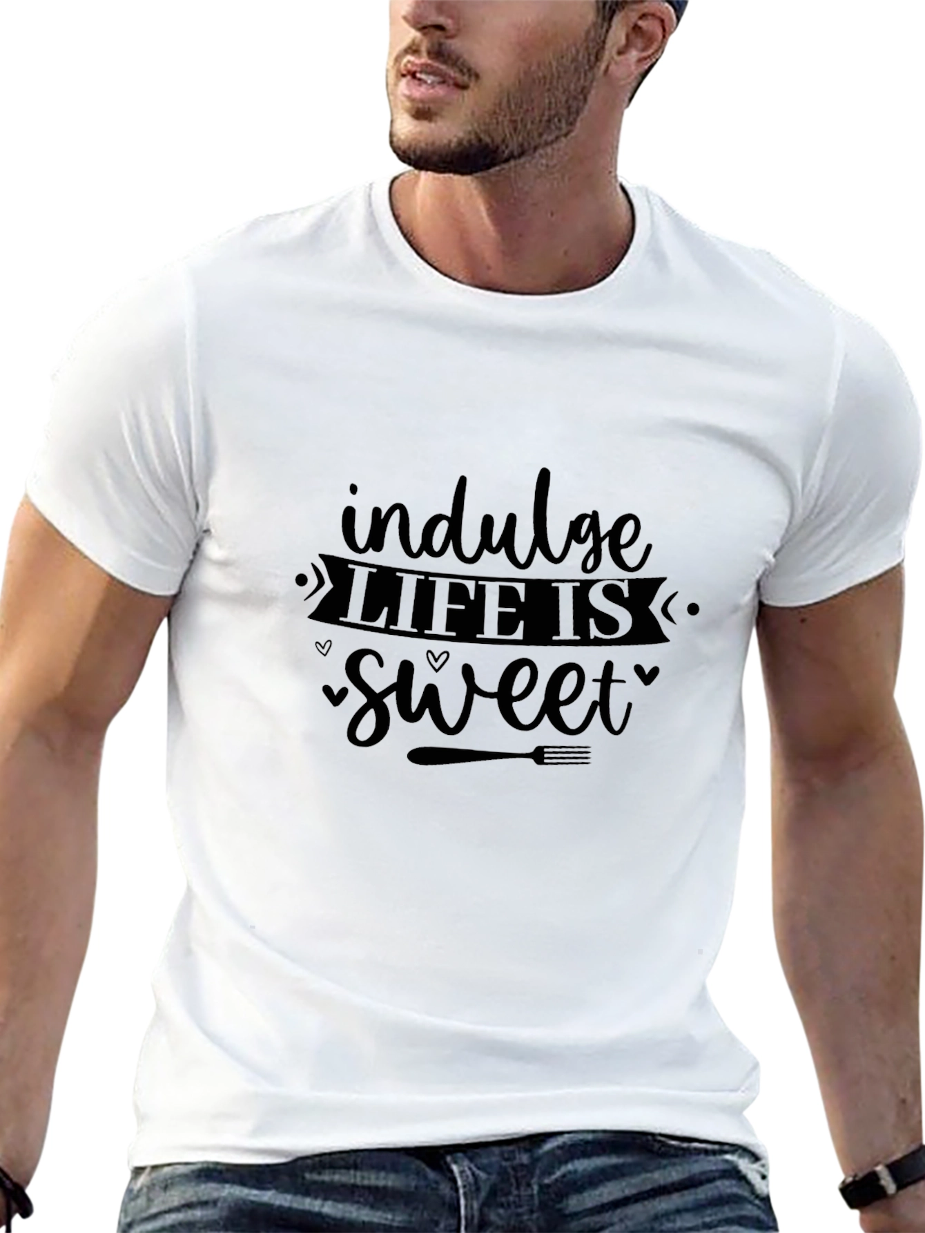Indulge Life is Sweet Graphic T-Shirt