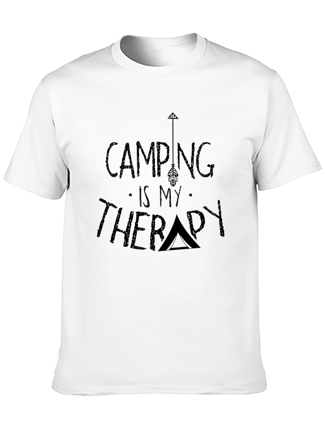 Camping is My Therapy Graphic T-Shirt