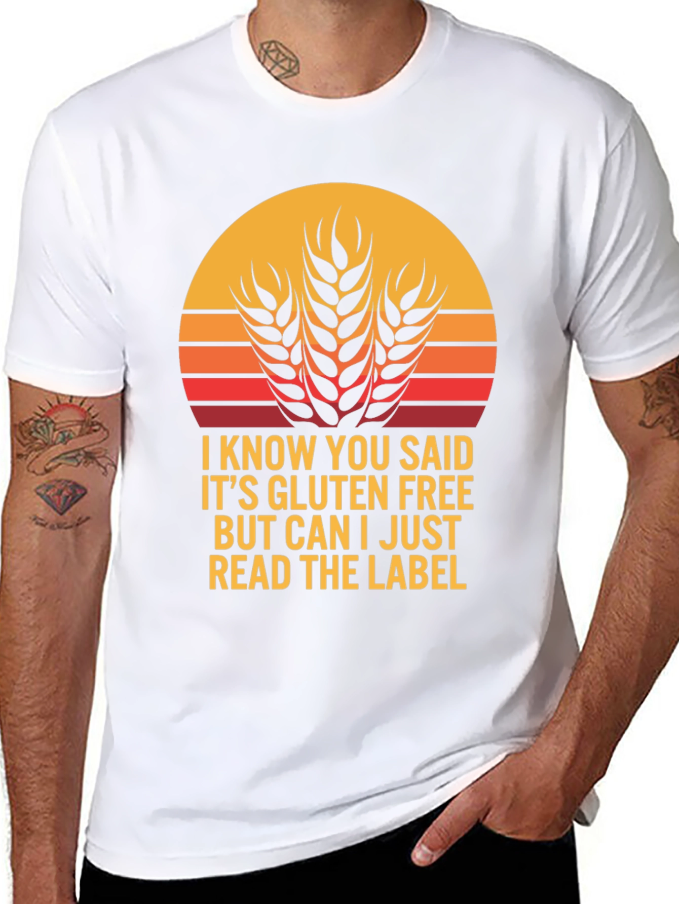 Gluten Free T-Shirt - Read the Label