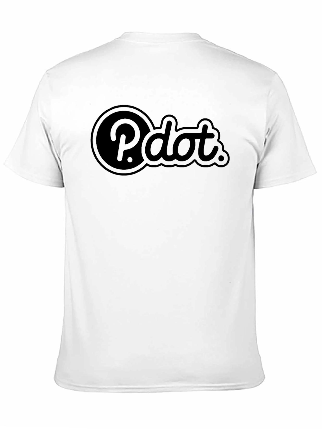 P.dot. Black Graphic Tee - Cool Casual Style