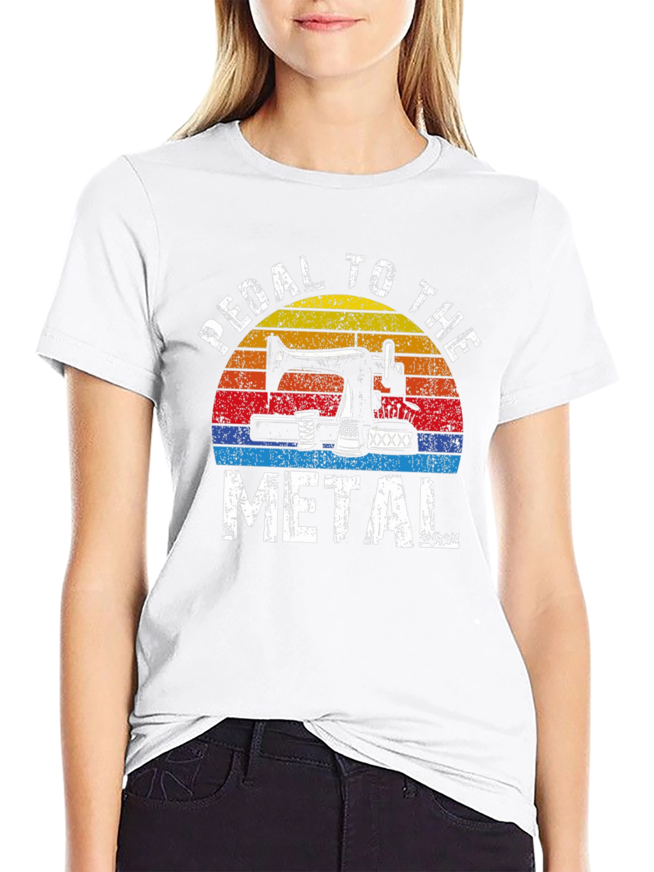 Pedal to the Metal Sewing T-Shirt