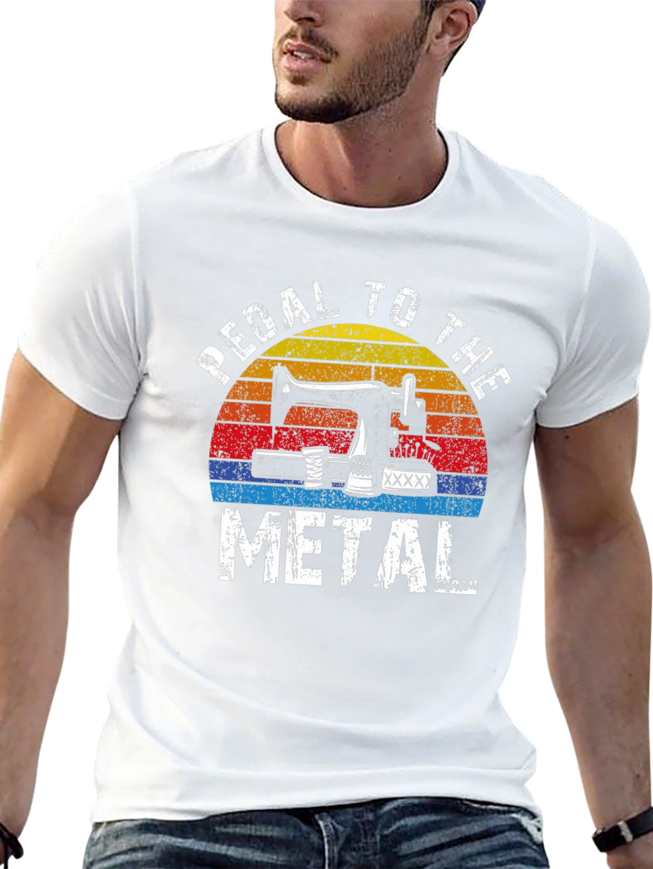 Pedal to the Metal Sewing T-Shirt