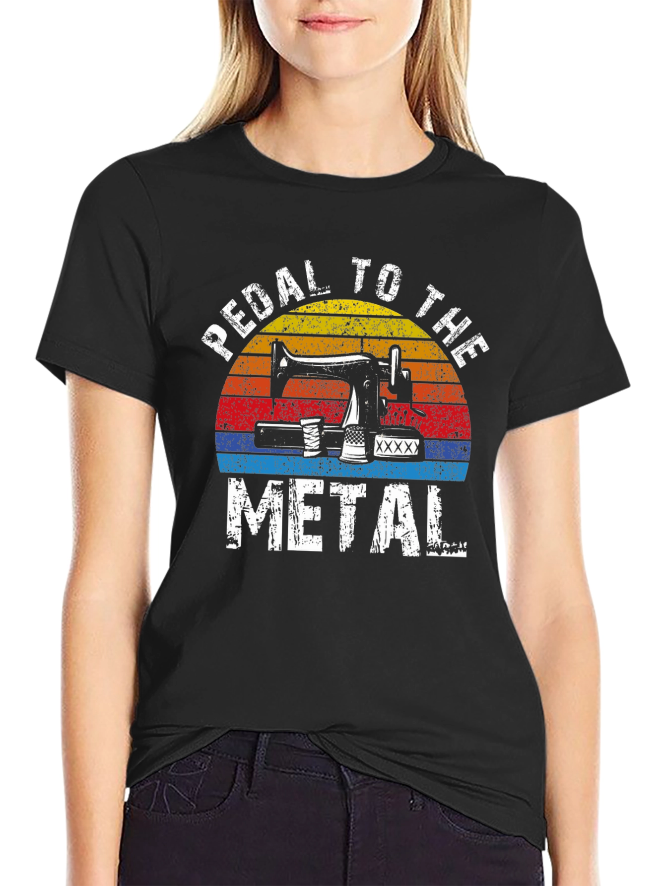 Pedal to the Metal Sewing T-Shirt