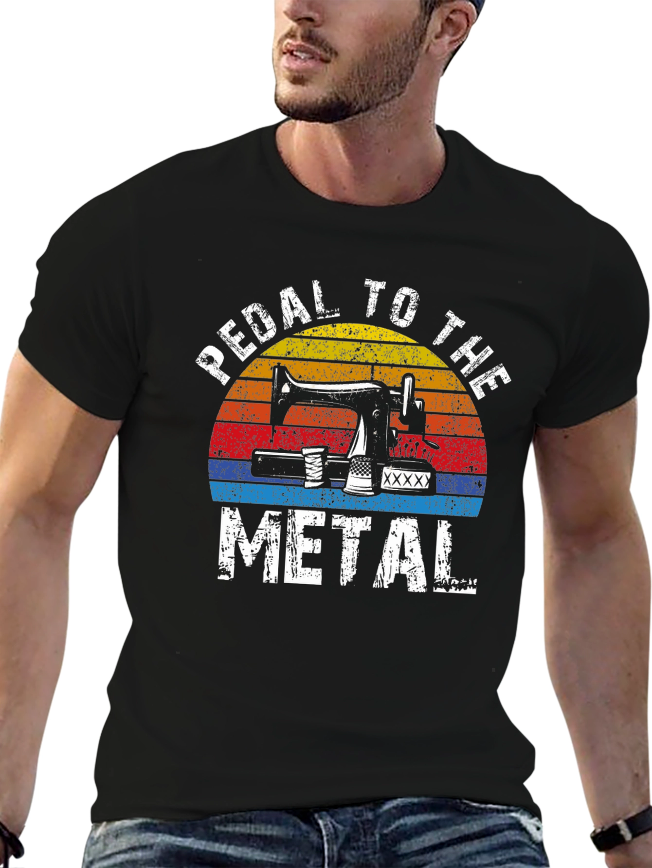 Pedal to the Metal Sewing T-Shirt