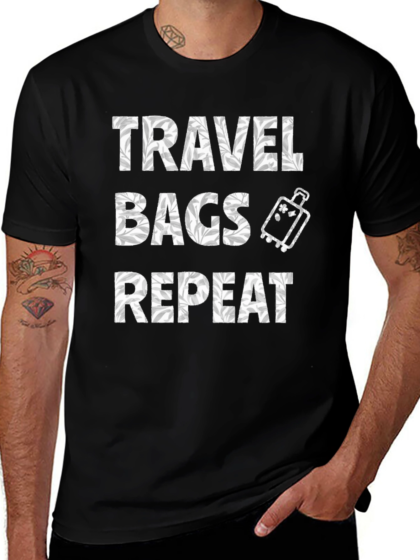 Travel Bags Repeat T-Shirt