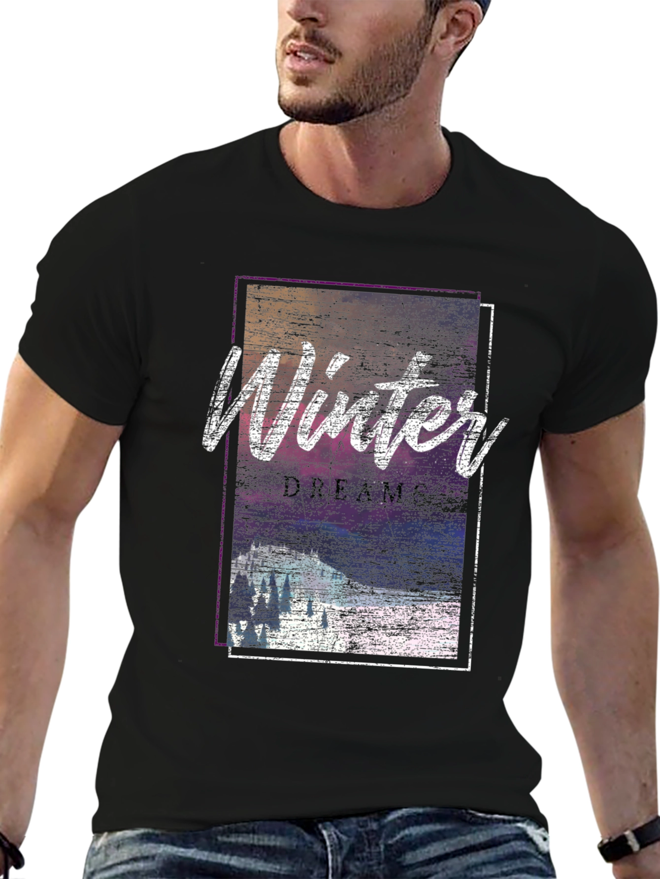 Winter Dreams Graphic Tee - Soft Cotton Blend