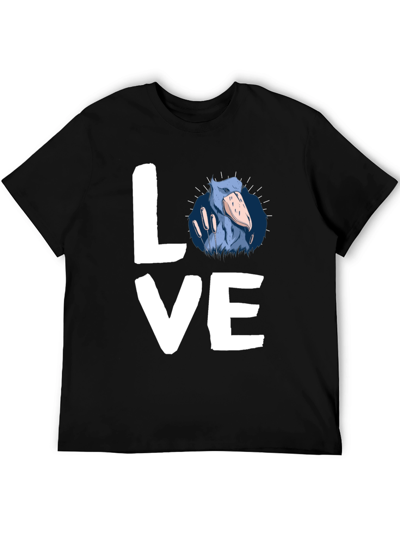 Shoebill Stork LOVE Graphic T-Shirt