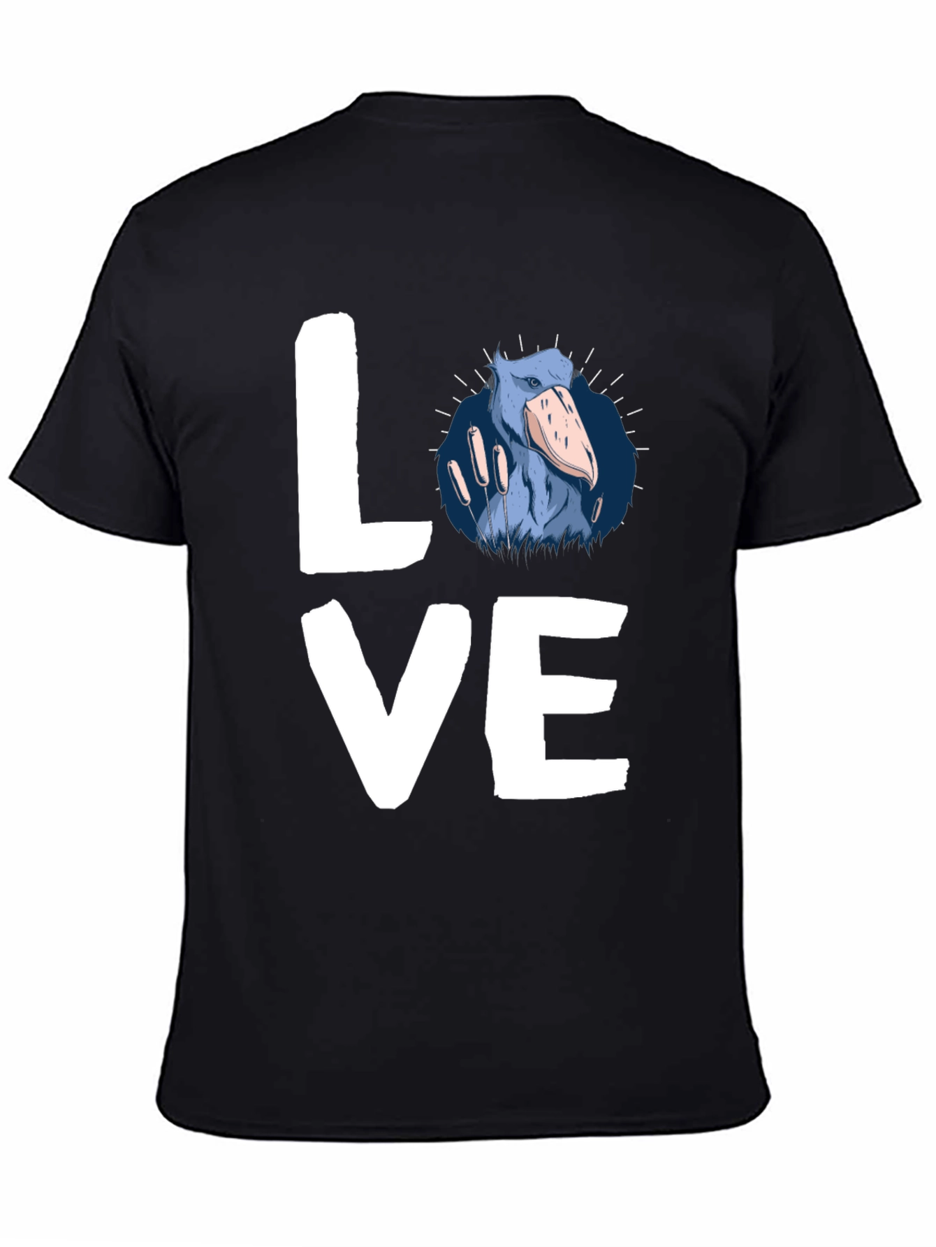 Shoebill Stork LOVE Graphic T-Shirt