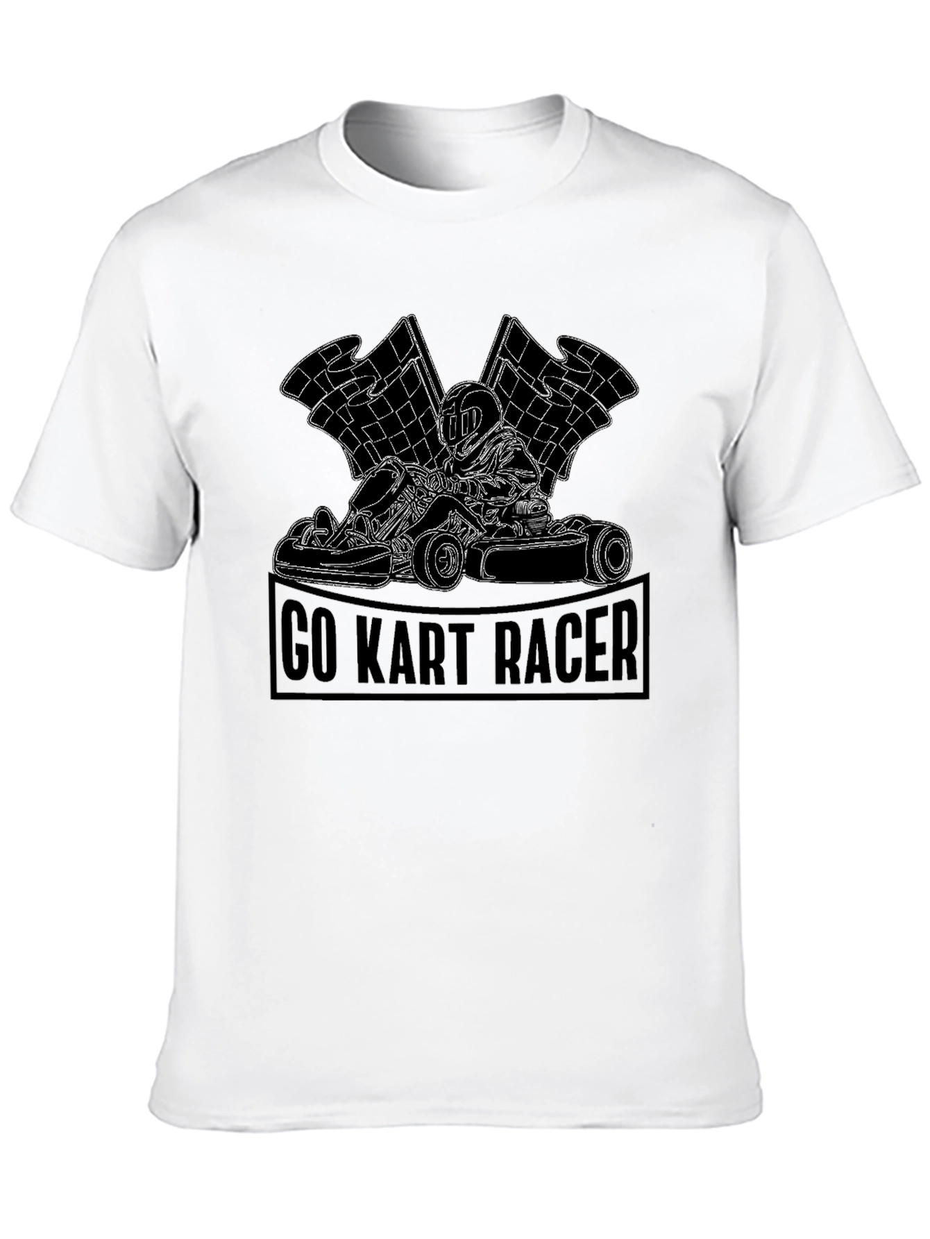 Go Kart Racer Graphic Tee - Black