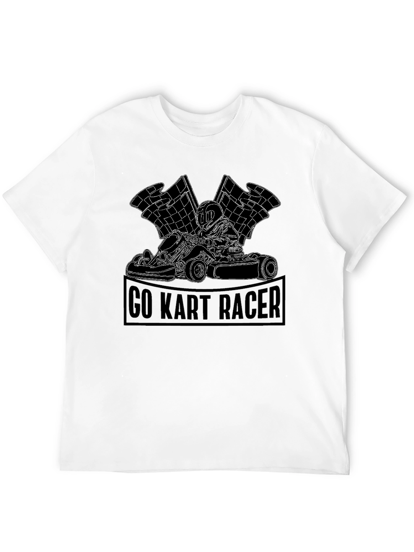 Go Kart Racer Graphic Tee - Black