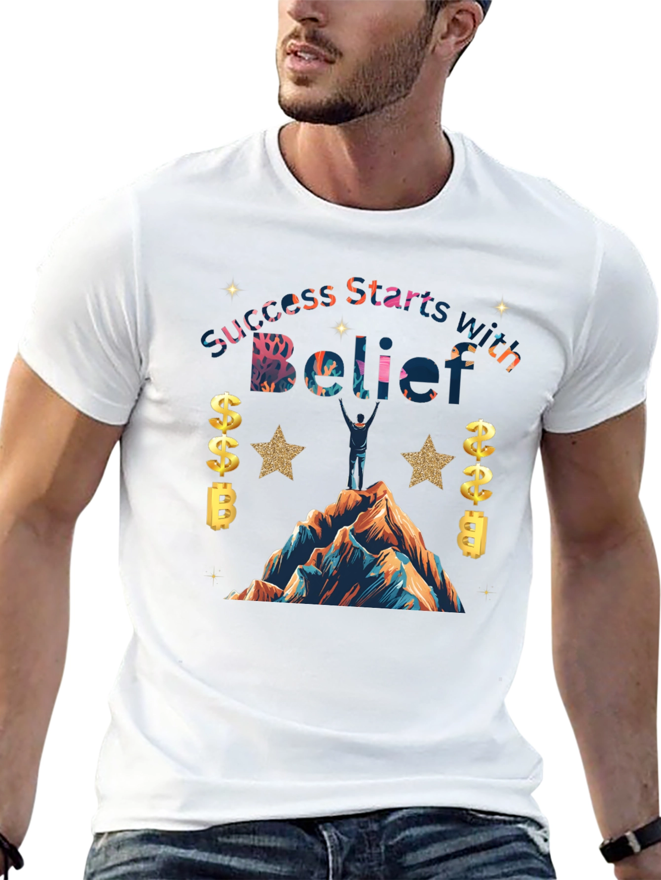 Believe in Success Graphic Tee - Inspirational T-Shirt