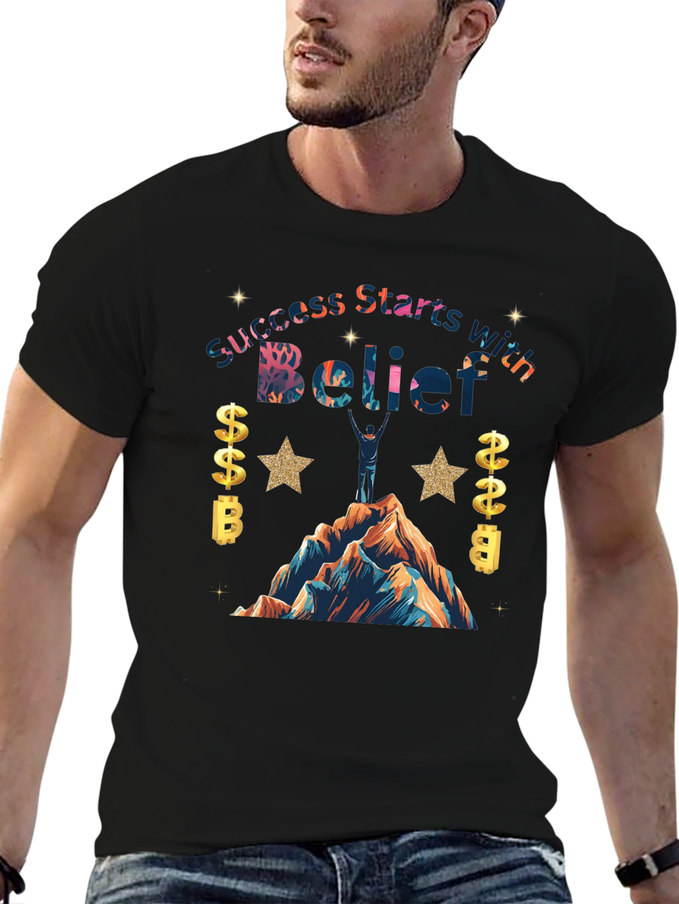 Believe in Success Graphic Tee - Inspirational T-Shirt