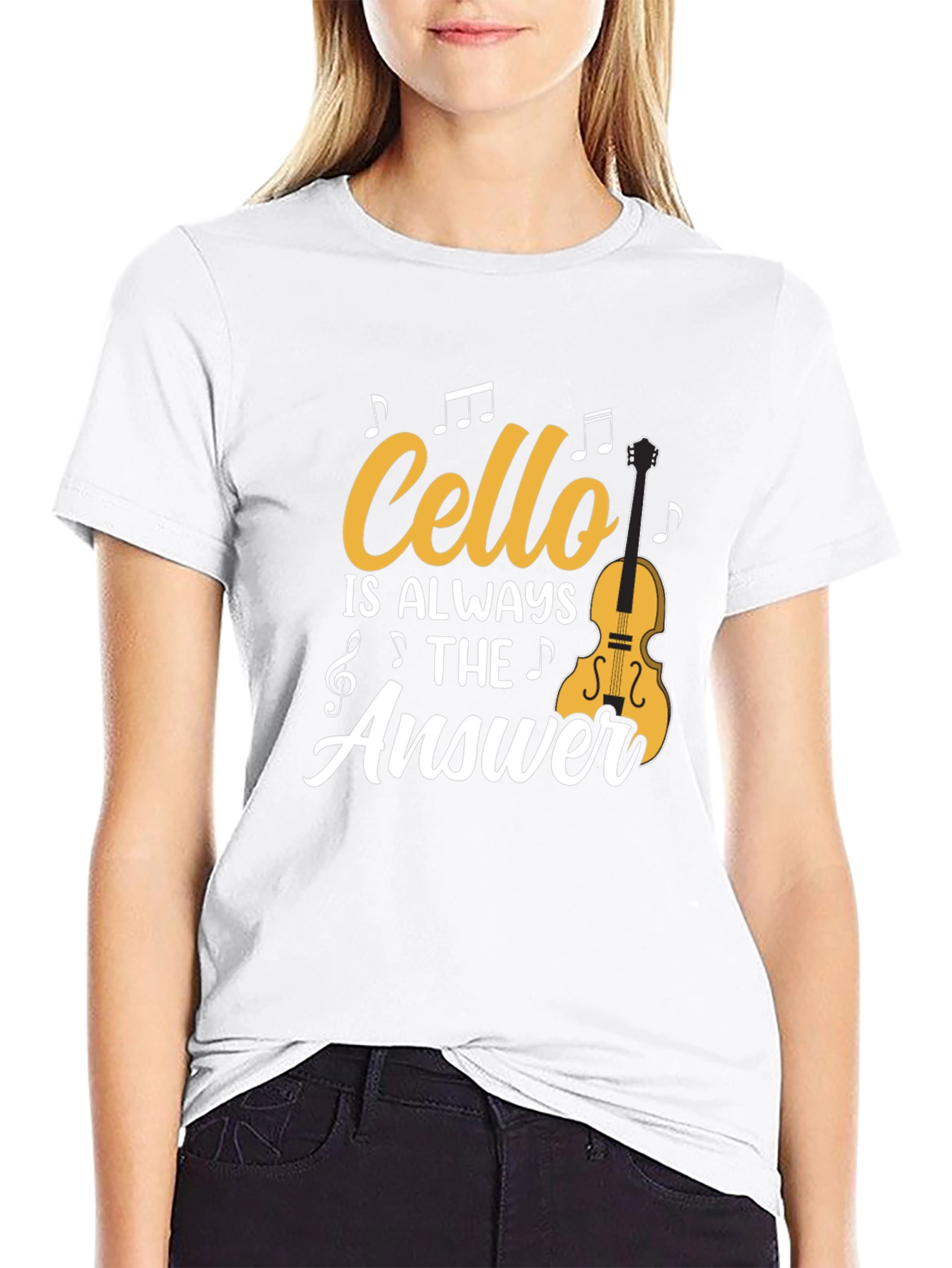Cello Is Always The Answer T-Shirt Music Lover Tee