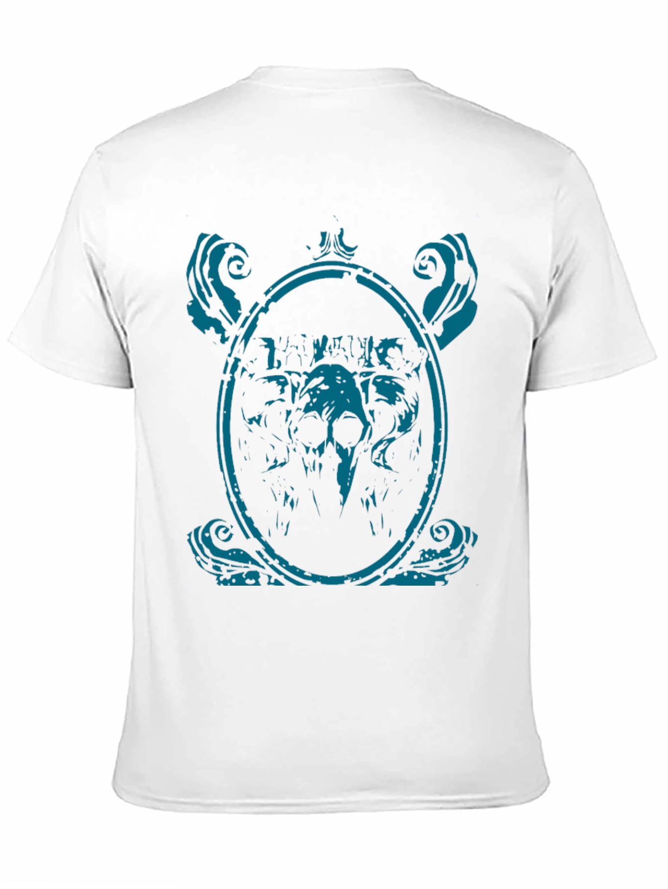 Skull Framed Graphic Tee - Mens Black T-Shirt