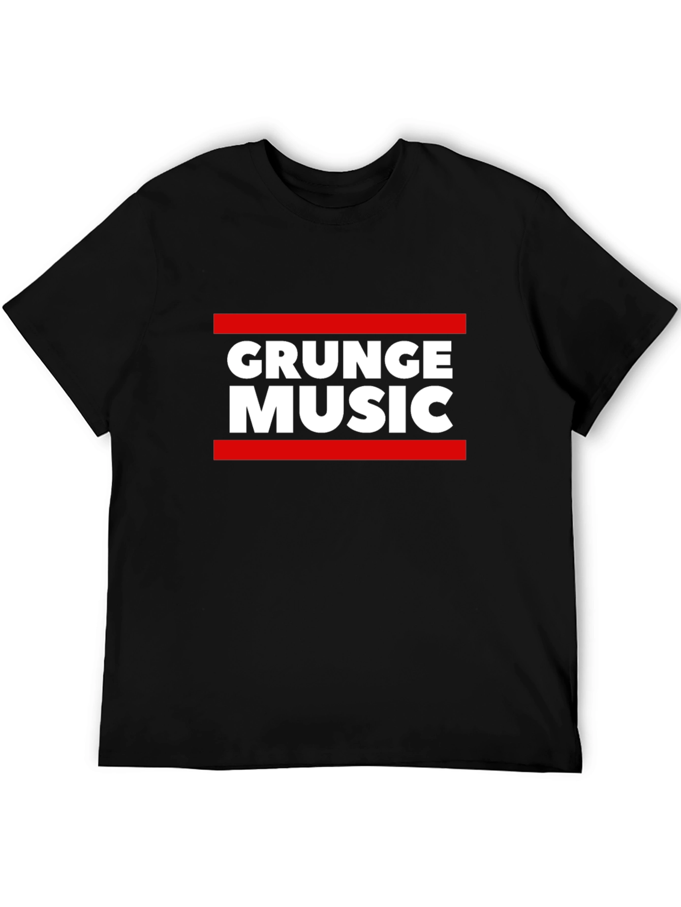 Grunge Music T-Shirt - Black Graphic Tee