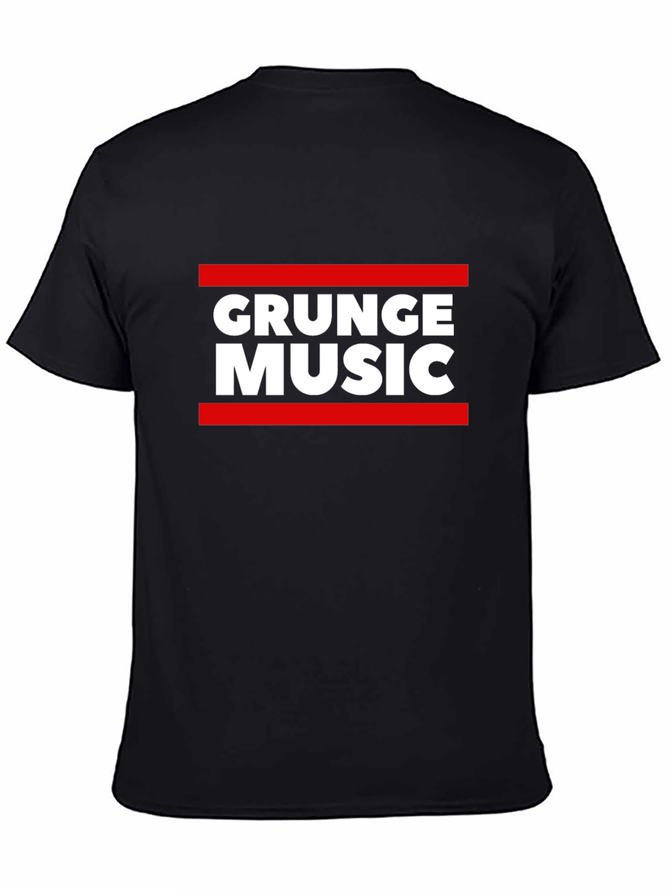 Grunge Music T-Shirt - Black Graphic Tee
