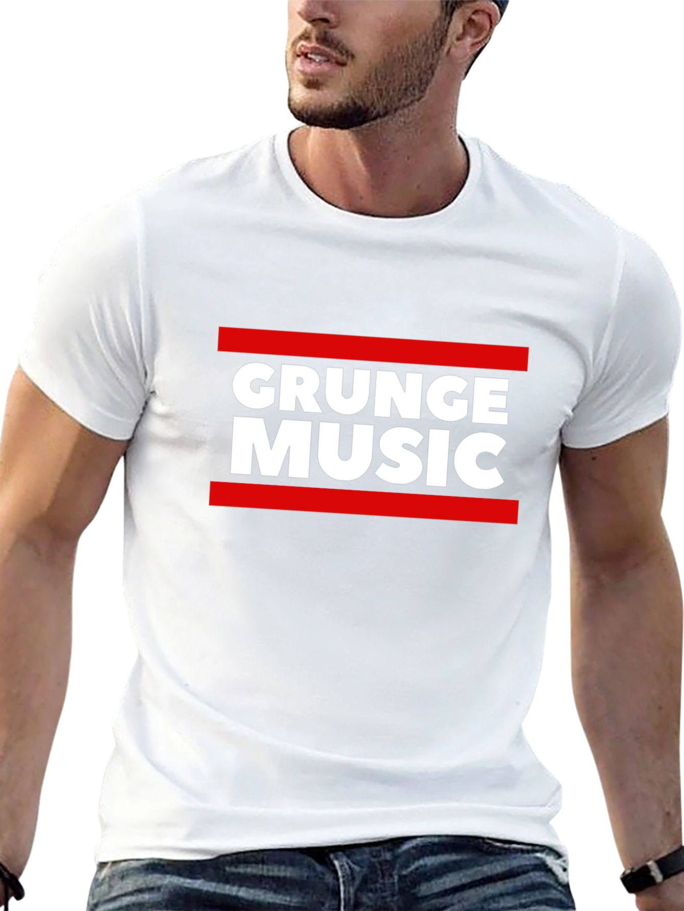 Grunge Music T-Shirt - Black Graphic Tee
