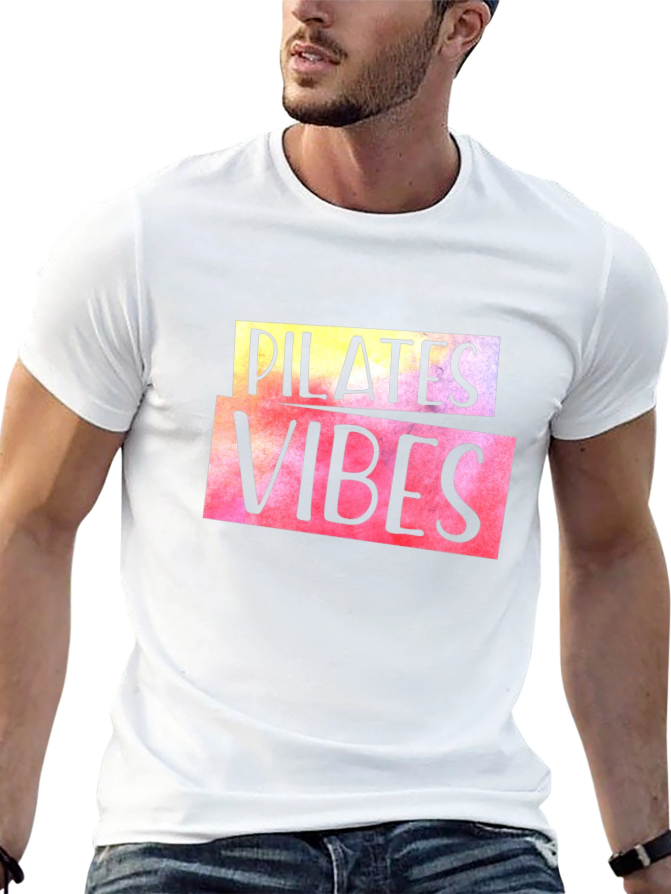 Pilates Vibes Black T-Shirt