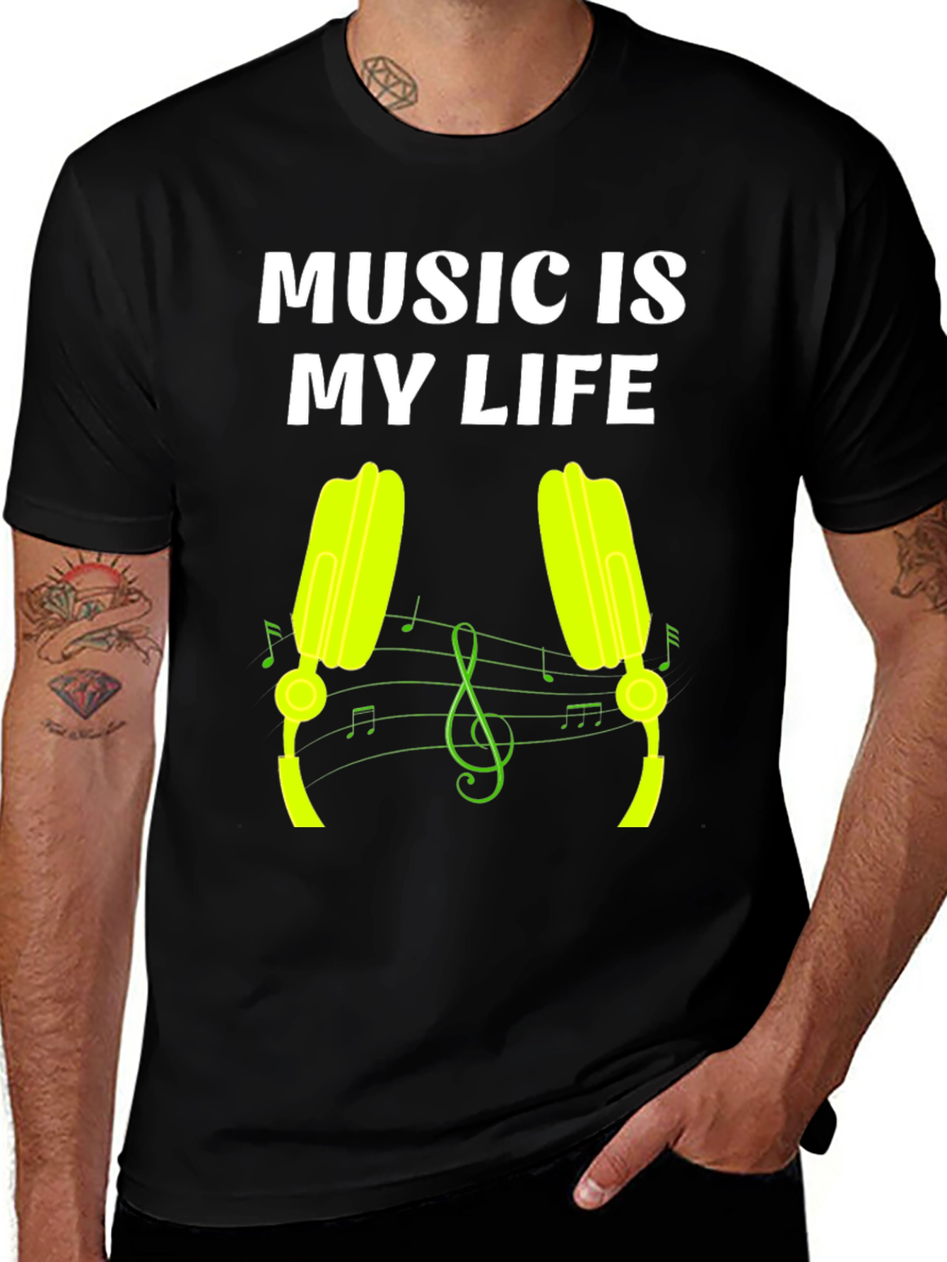 Music is My Life Graphic Tee