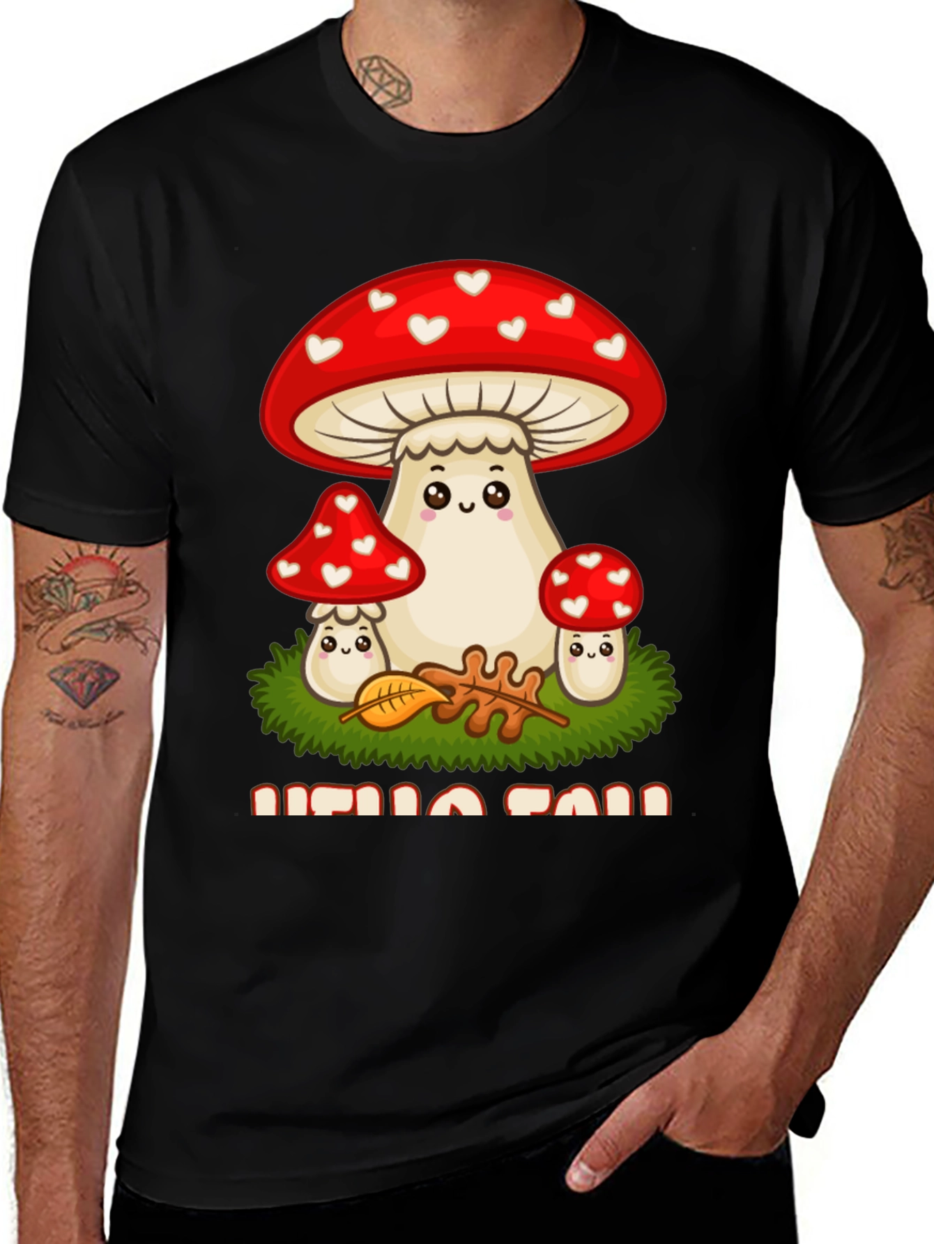 Hello Fall Mushroom T-Shirt