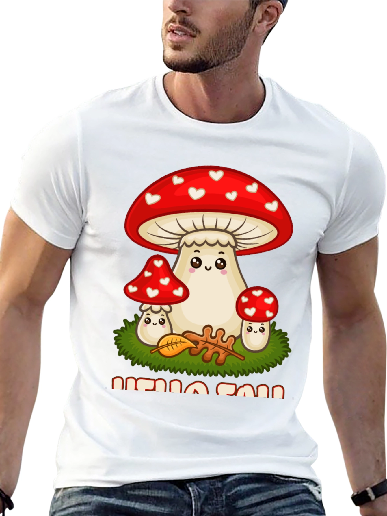 Hello Fall Mushroom T-Shirt