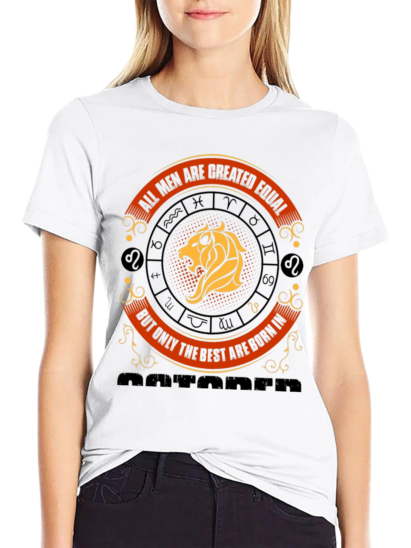 October Born Mens Zodiac T-Shirt