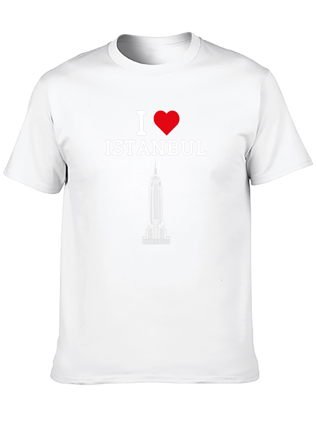 I Love Istanbul Graphic Tee - Black