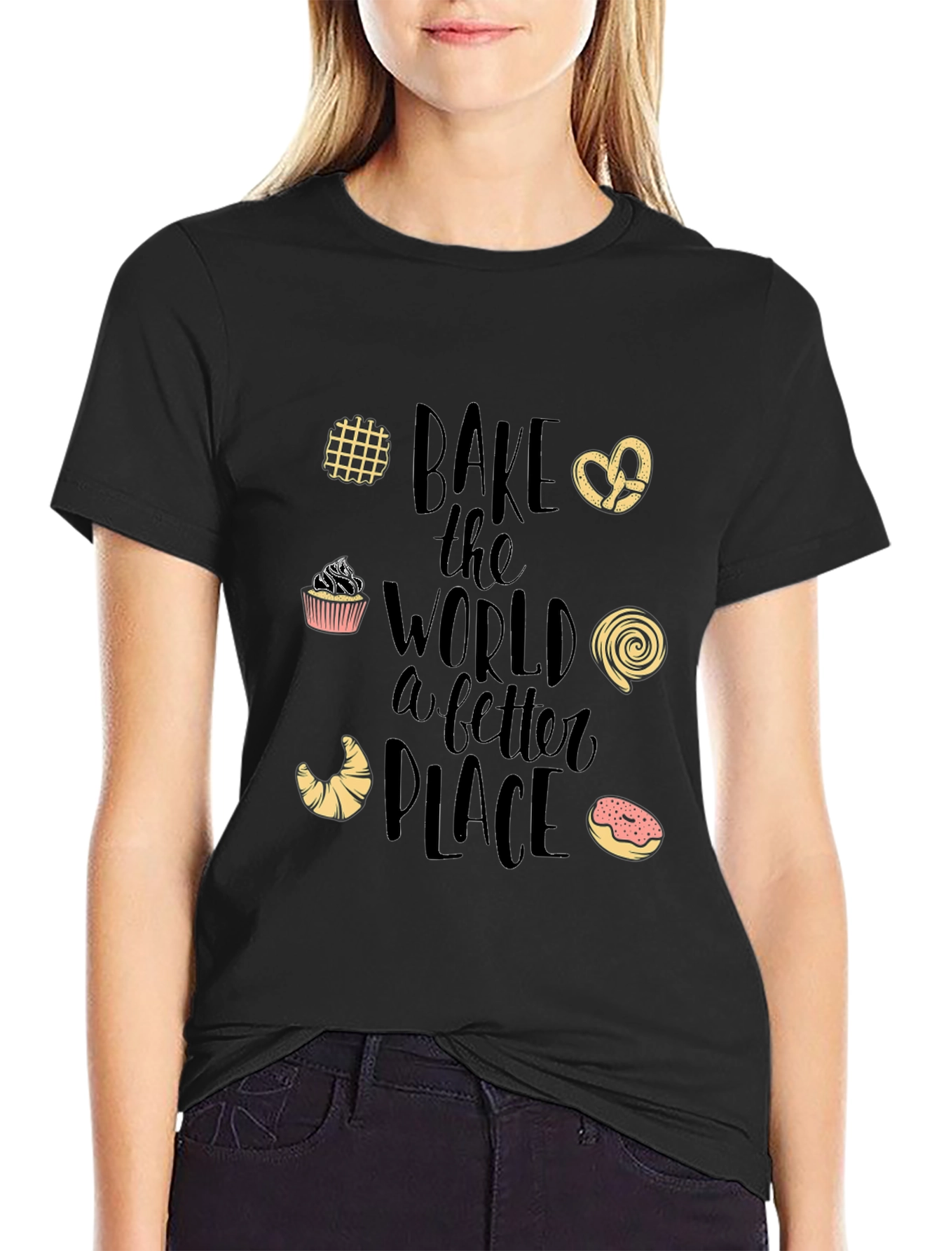 Bake the World T-Shirt - Graphic Tee