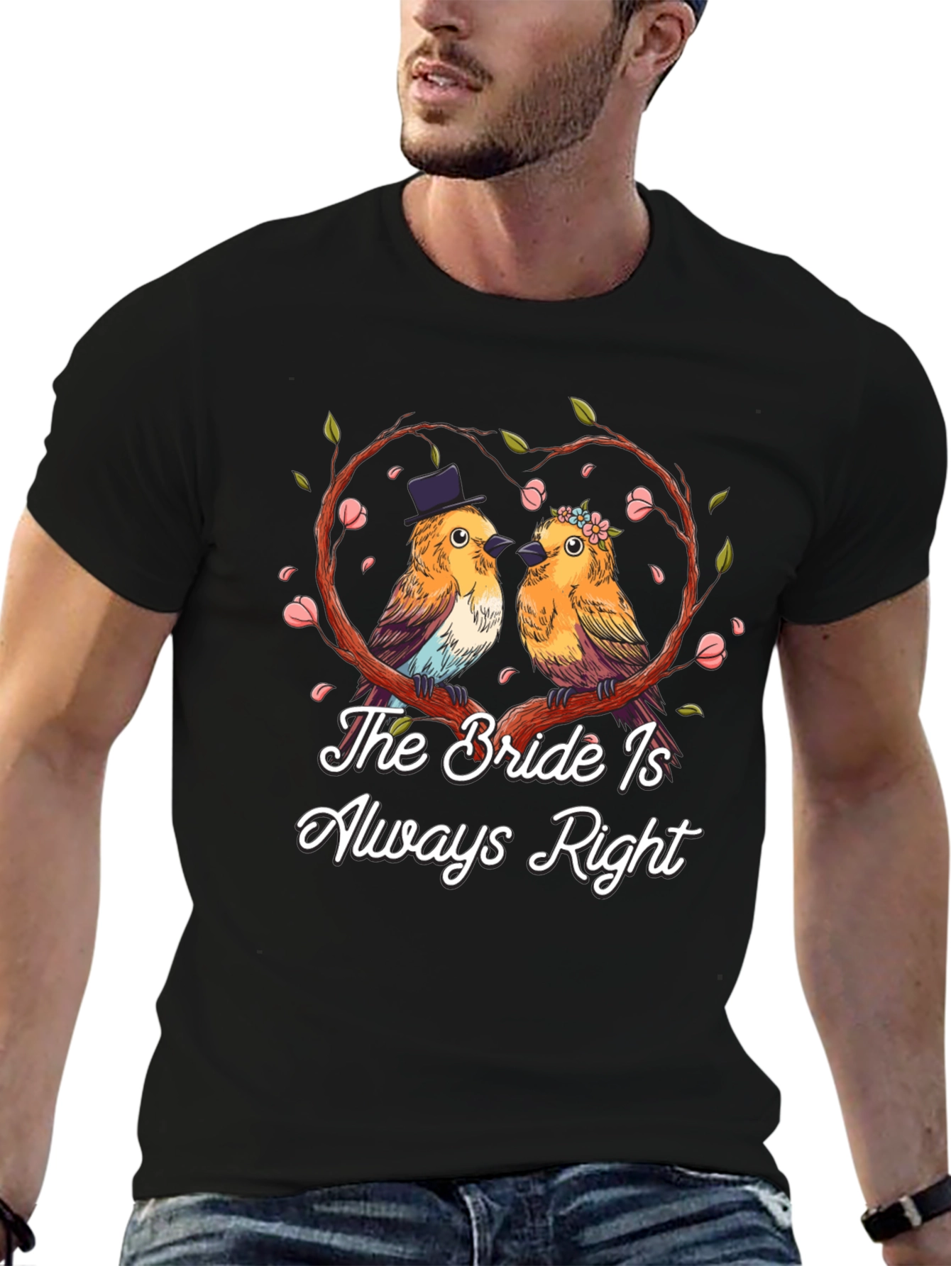 The Bride Is Always Right Graphic Tee