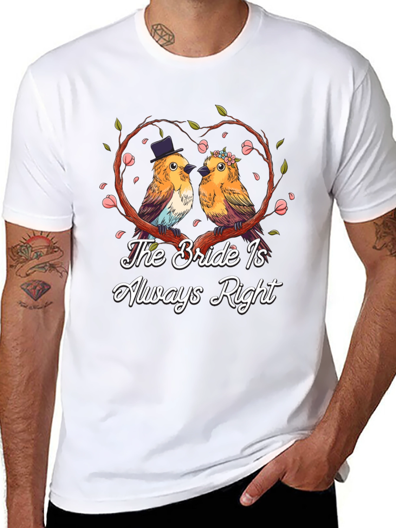 The Bride Is Always Right Graphic Tee