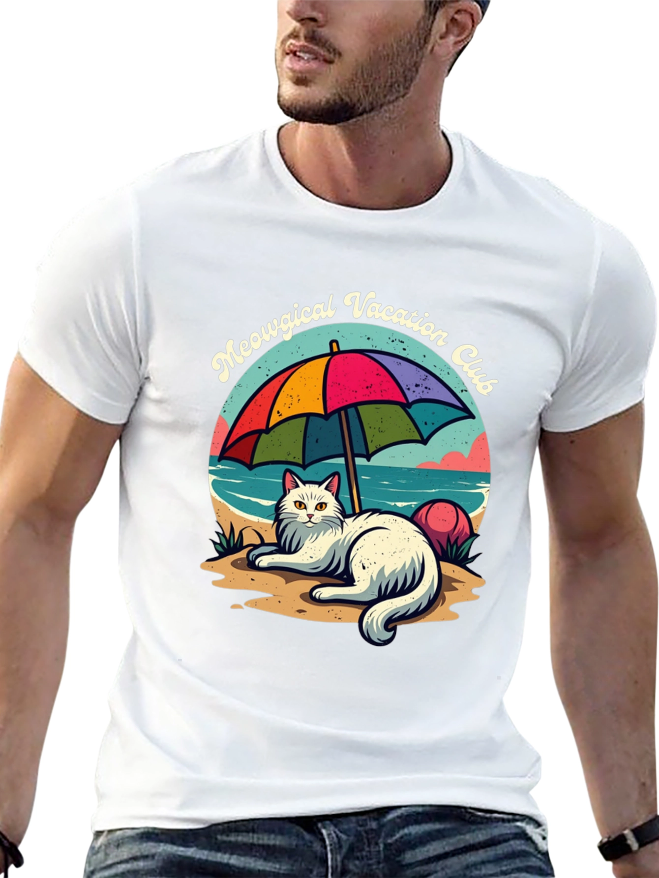 Meowgical Vacation Club Graphic Tee