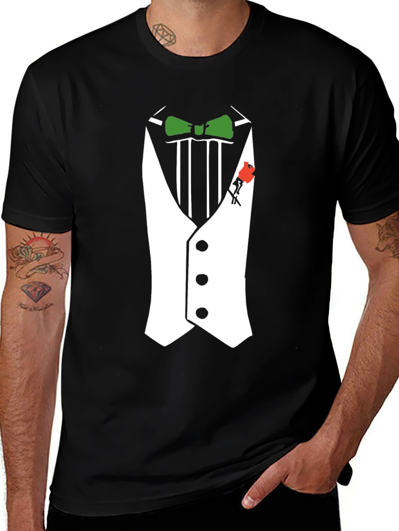 Tuxedo Graphic Tee - Formal Fun!