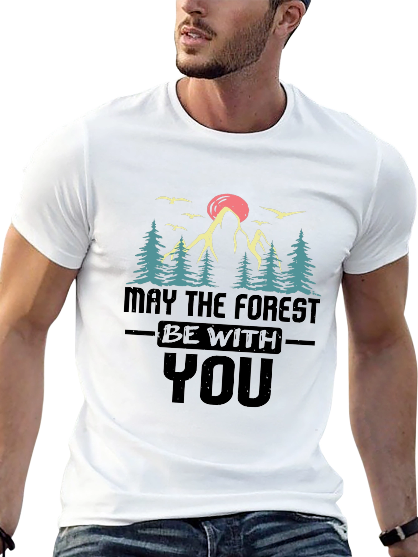 May the Forest Be With You Graphic Tee