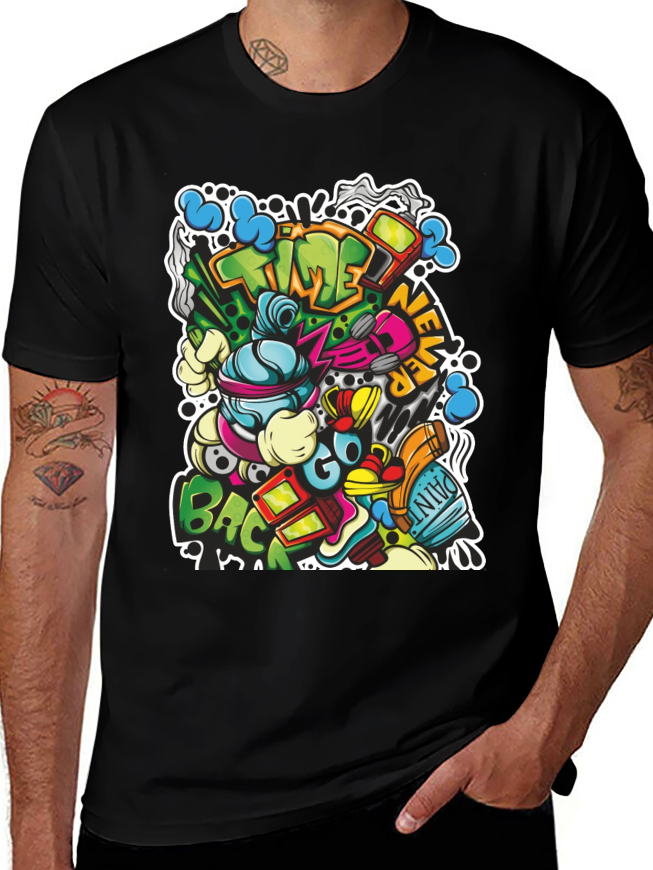 Time Never Goes Back Graphic Tee