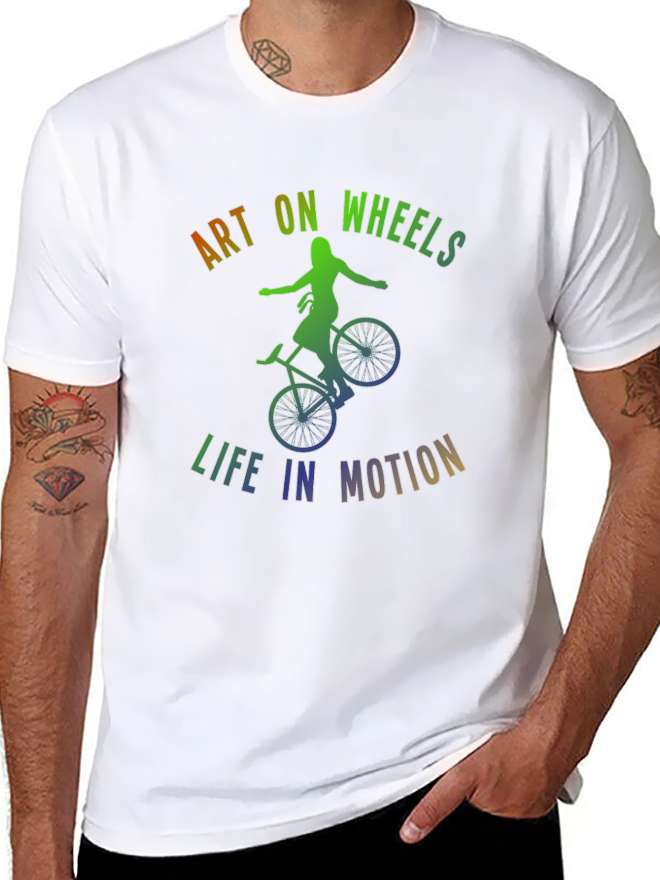 Art on Wheels T-Shirt - Life in Motion
