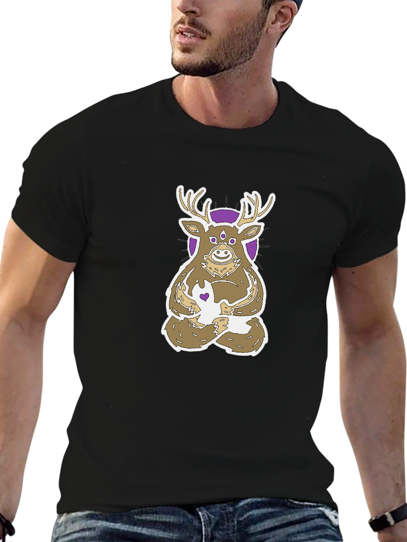 Mystical Moose Graphic Tee - Relaxed Fit